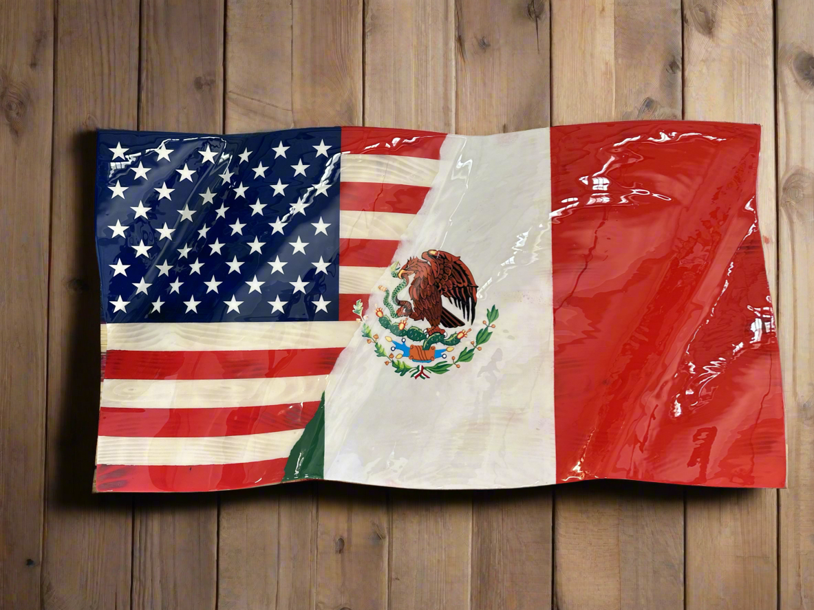 Mexican-American Flag